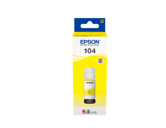 EPSON ECOTANK 104 YELLOW INK BOTTLE