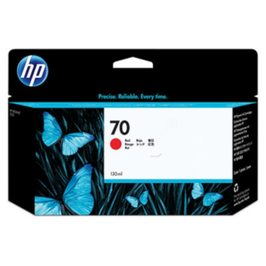 HP 70 Mustepatruuna punainen, 130 ml