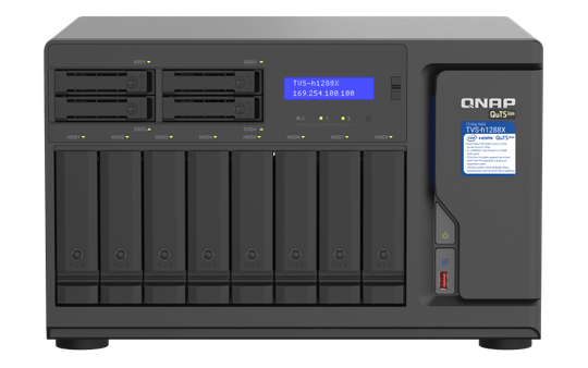 12-Bay TurboNAS (8x3.5"HDD+4x2.5" SSD), Intel Xeon W-1250