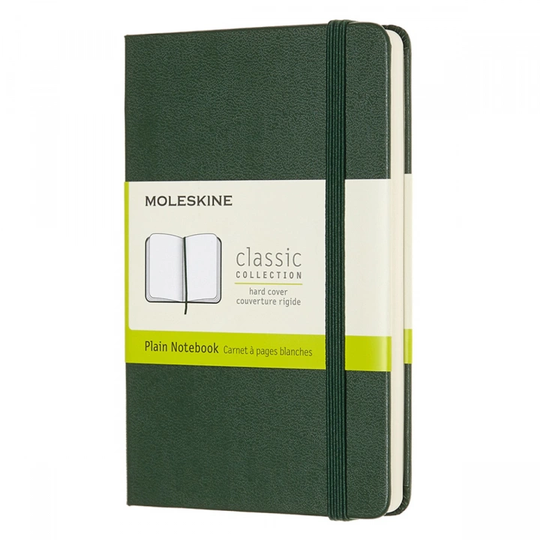 Moleskine Classic Hardcover Pocket Myrtle Green Plain