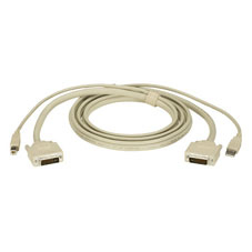 BLACK BOX DT-SERIES KVM CPU CABLE - DVI-I, USB, CABLE, 6-FT. (1.8-M)