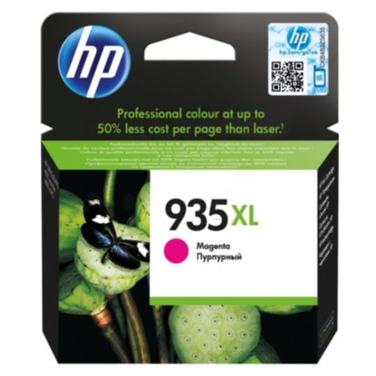 HP 935XL Mustepatruuna magenta, 825 sivua
