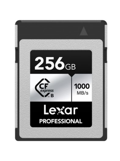 Lexar cfexpress 256gb pro silver serie (r1000 / w600) -muistikortti