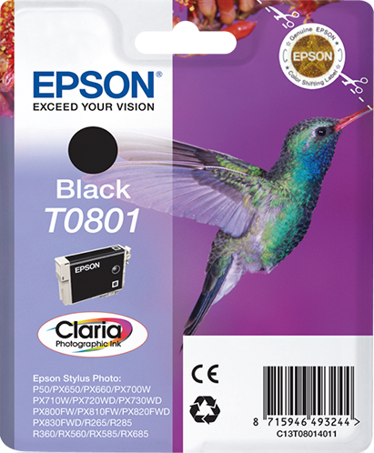 Ink/T0801 Hummingbird 7.4ml BK