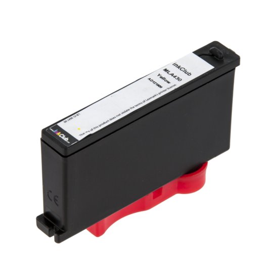 Mustepatruuna, korvaa Lexmark 100XL, keltainen, 550 sivua