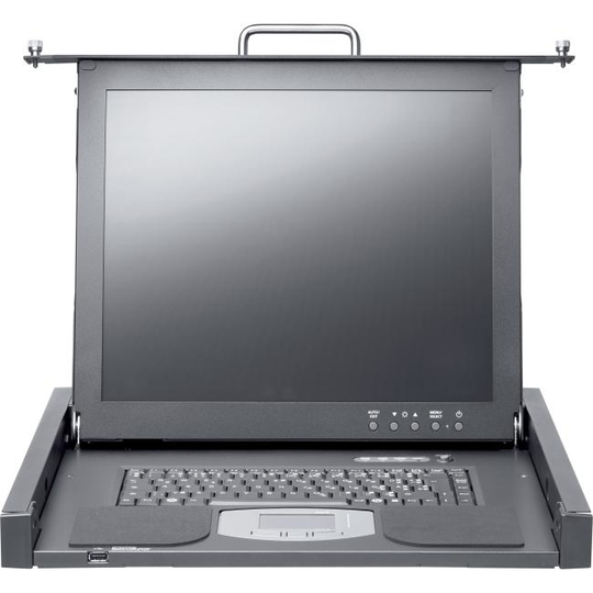 FUJITSU RC25 43CM/17 TFT 1U UK ENGLISH 1280X1024,KEYBOARD/TOUCHPAD,FRONT USB INCL. RMK, CABLE, CABLE