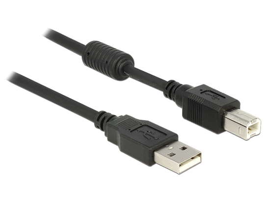 This USB 2.0 Cable By Delock Enables You To Connect Different USB Devices, E.g. Printer Or Scanner E