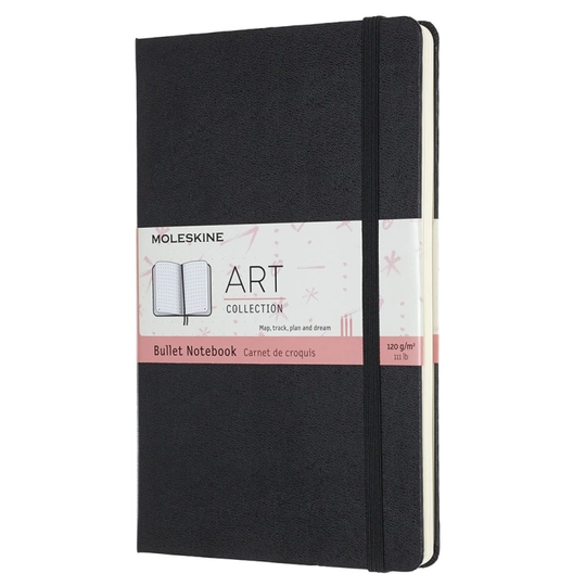 Moleskine Art Bullet Notebook Large Musta