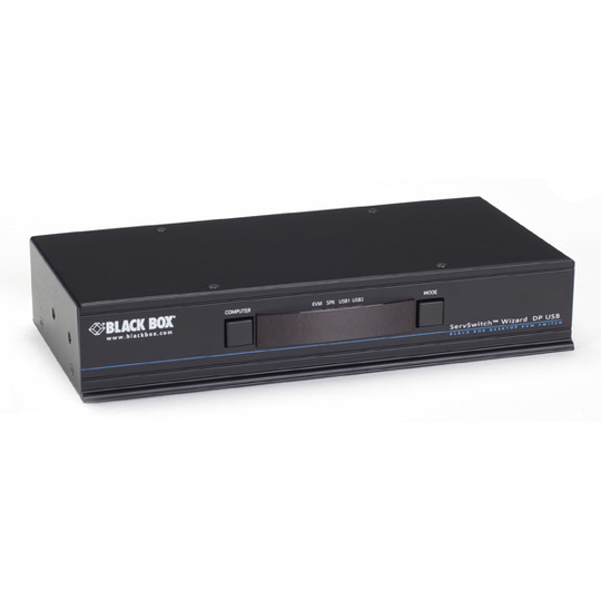 BLACK BOX WIZARD DP USB DISPLAYPORT DESKTOP KVM SWITCH - 4-PORT
