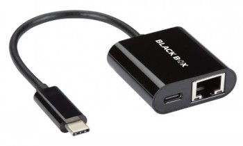 BLACK BOX VIDEO ADAPTER DONGLE - USB 3.1 TYPE C TO RJ-45 GIGABIT ADAPTER