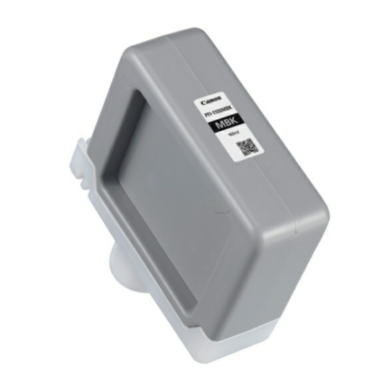 Canon PFI-1100 MBK Mustepatruuna mattamusta, 160 ml