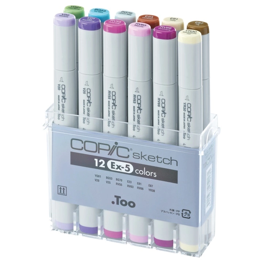 Copic Sketch 12-setti Ex-5