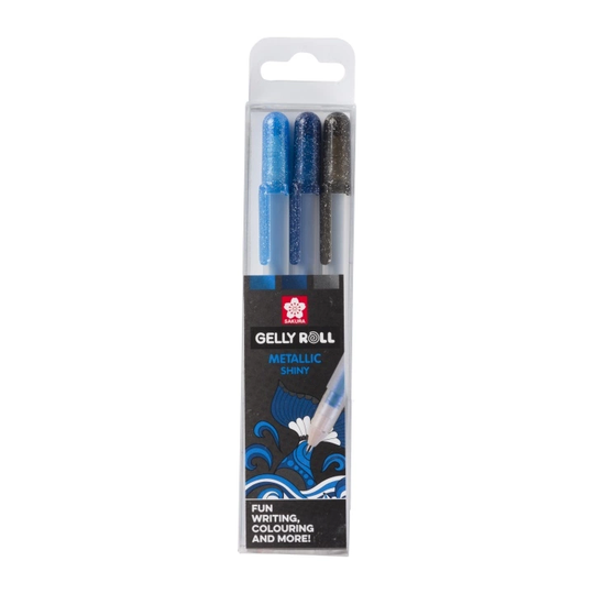 Sakura Gelly Roll Metallic Ocean 3 kpl
