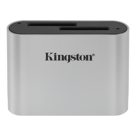 KINGSTON USB3.2 GEN1 WORKFLOW DUAL-SLOT SDHC/SDXC UHS-II CARD READER