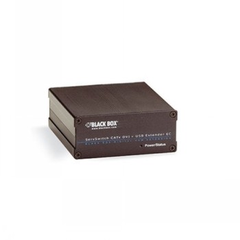 BLACK BOX CATX KVM EXTENDER EC – DVI-I, USB HID + AUDIO OR SERIAL - TRANSMITTER, SINGLE LINK DVI-I