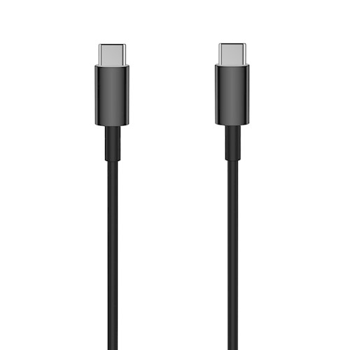 Setty USB-C USB-C-kaapeli 1m 3A - Musta