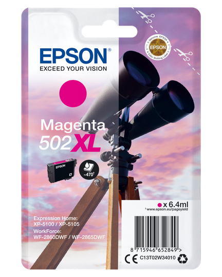 EPSON Singlepack Magenta 502XL Ink