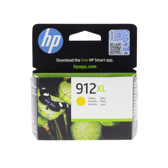 HP 912XL Mustepatruuna keltainen, 825 sivua