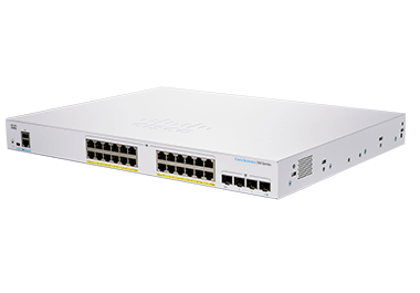 CBS350 Managed 24-port GE PoE 4x1G SFP
