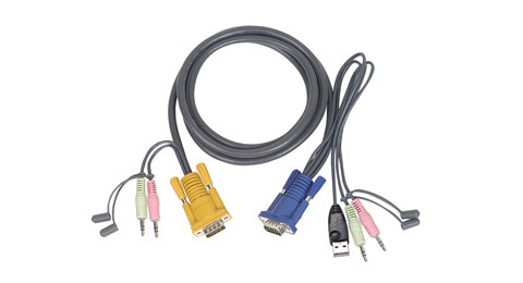 IOGEAR 10 Ft. USB KVM Cable For