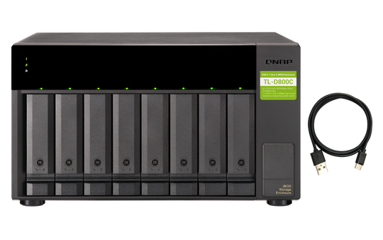 8-bay Desktop USB-C 3.1 Gen2 10Gbps JBOD Expansion