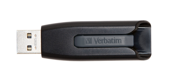 SuperSpeed USB 3.0 Store'N'Go V3 128 GB, Black/grey