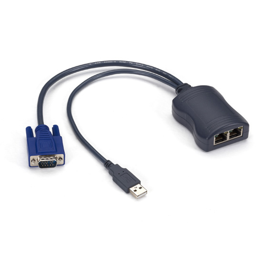 BLACK BOX CX SERIES DUAL SERVER ACCESS MODULE - VGA, USB, 2X CATX