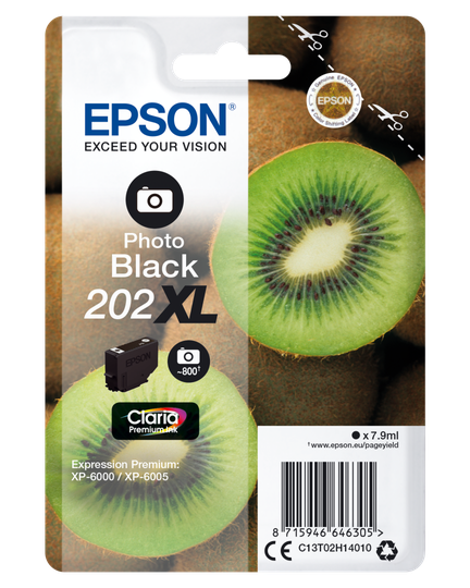 EPSON Singlepack Photo Black 202XL Kiwi