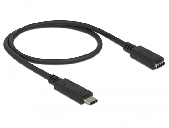 This USB Cable By Delock Allows The Extension Of A USB Type-C Connection.