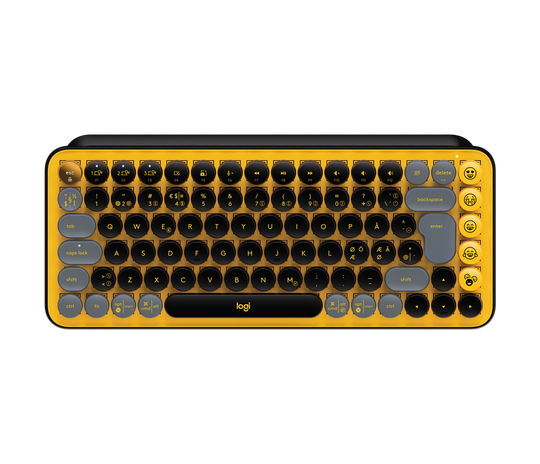 POP Keys Wless KBD EmojiKeys Yellow NDX