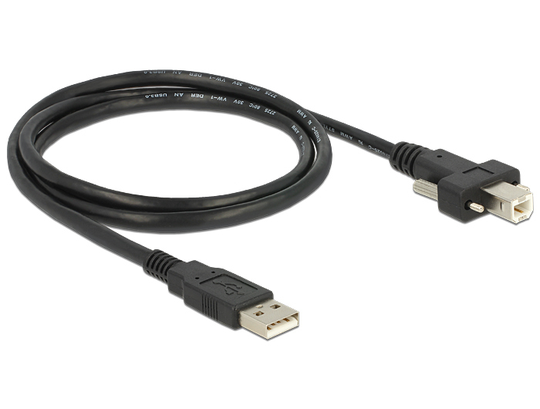 This USB Cable By Delock Allows You To Connect Devices With A USB 2.0 Type B Connector To A PC Or No