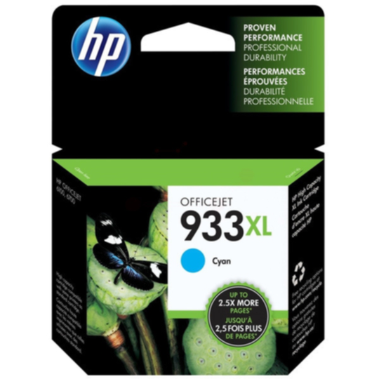 HP 933XL Mustepatruuna syaani, 825 sivua
