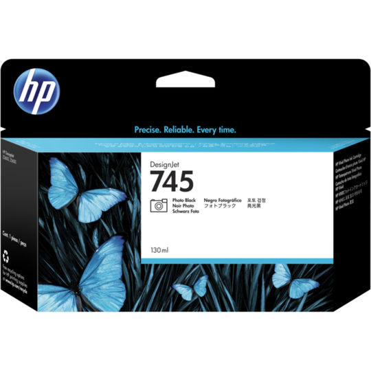 HP 745 Mustepatruuna valokuvamusta, 130 ml