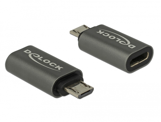 This Adapter By Delock Enables The Connection Of A Device With USB Micro-B Connector E.g. A Smartpho