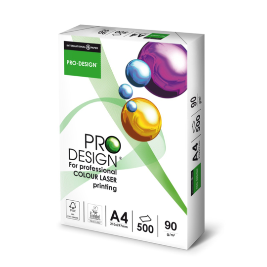 Pro Design, A4, 90g, rei'ittämätön, 500/pakkaus