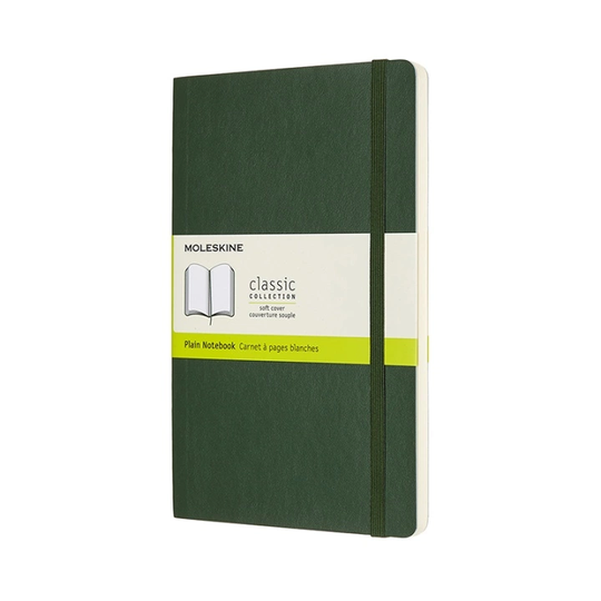 Moleskine Classic Soft Cover Large Myrtle Green Ruled