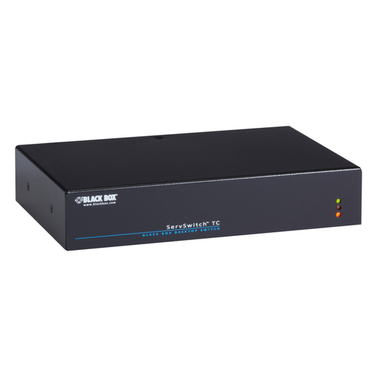 BLACK BOX TC SERIES KM DESKTOP SWITCH - 4-PORT, (2) HID, (2) USB 2.0