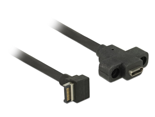 This Cable By Delock Can Be Connected To The Internal USB 3.1 Gen 2 Key A Socket Of A Motherboard Or