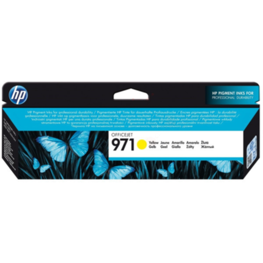 HP 971 Mustepatruuna keltainen, 2500 sivua