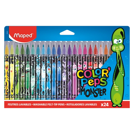 Maped Colorpeps Tussit Monster 24 kpl
