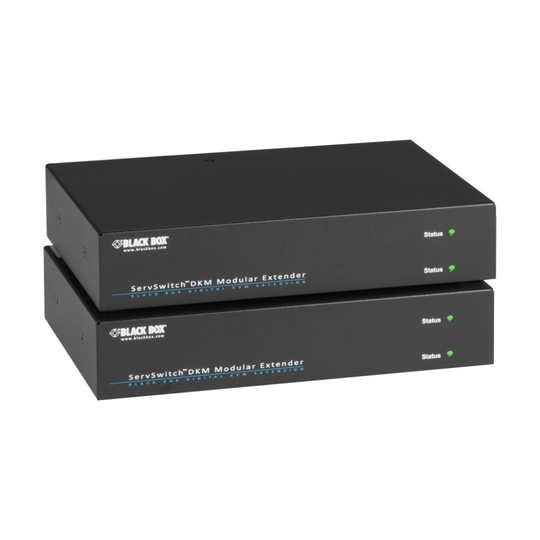 BLACK BOX KVM EXTENDER - DISPLAYPORT 1.2 4K60, USB HID, SINGLE-MODE FIBER