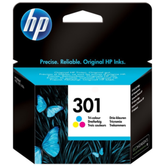 HP 301 Mustepatruuna 3-väri