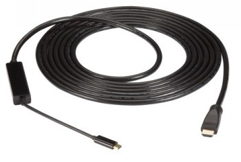 BLACK BOX USB-C ADAPTER CABLE - USB-C TO HDMI 2.0 ACTIVE ADAPTER, 4K60, HDCP 2.2, DP 1.2 ALT MODE