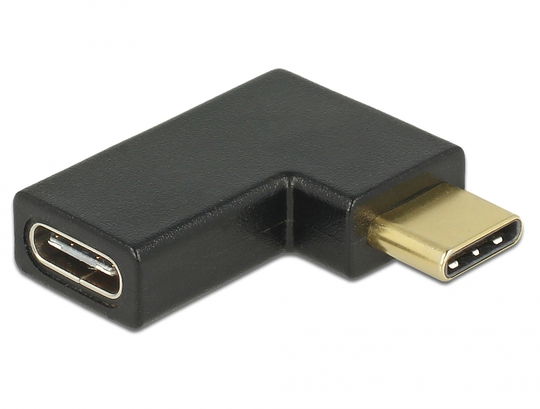 This USB Adapter By Delock Can Change The Angle Of A USB-C Female Port By 90° To Make A Hard-to-rea