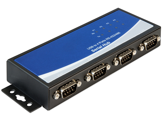 This Adapter By Delock Enables The Connection Of Up To Four Serial Devices Via A USB Type-A Port.