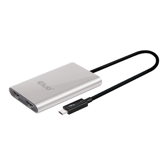 CLUB 3D Thunderbolt 3 To HDMI 2.0 Dual 4