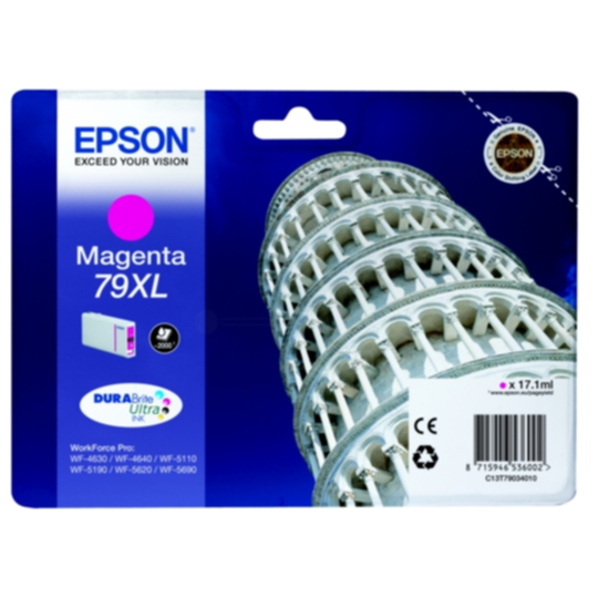 Epson 79XL Mustepatruuna magenta, 2.000 sivua
