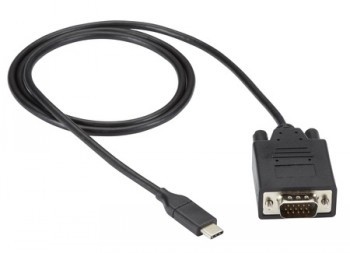 BLACK BOX USB-C ADAPTER CABLE - USB-C TO VGA ADAPTER, 1920X1200 / 1080P, DP 1.2 ALT MODE 1.8M