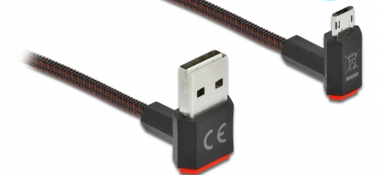 This Cable By Delock With EASY-USB Type-A Male And EASY-USB Type Micro-B Male Can Be Plugged Into Th