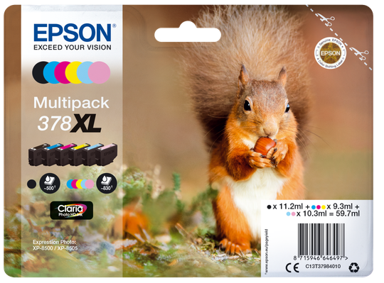EPSON Multipack 6-farbig 378XL Squirrel